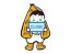 雪ん子ちゃんがcloseの看板を持っている